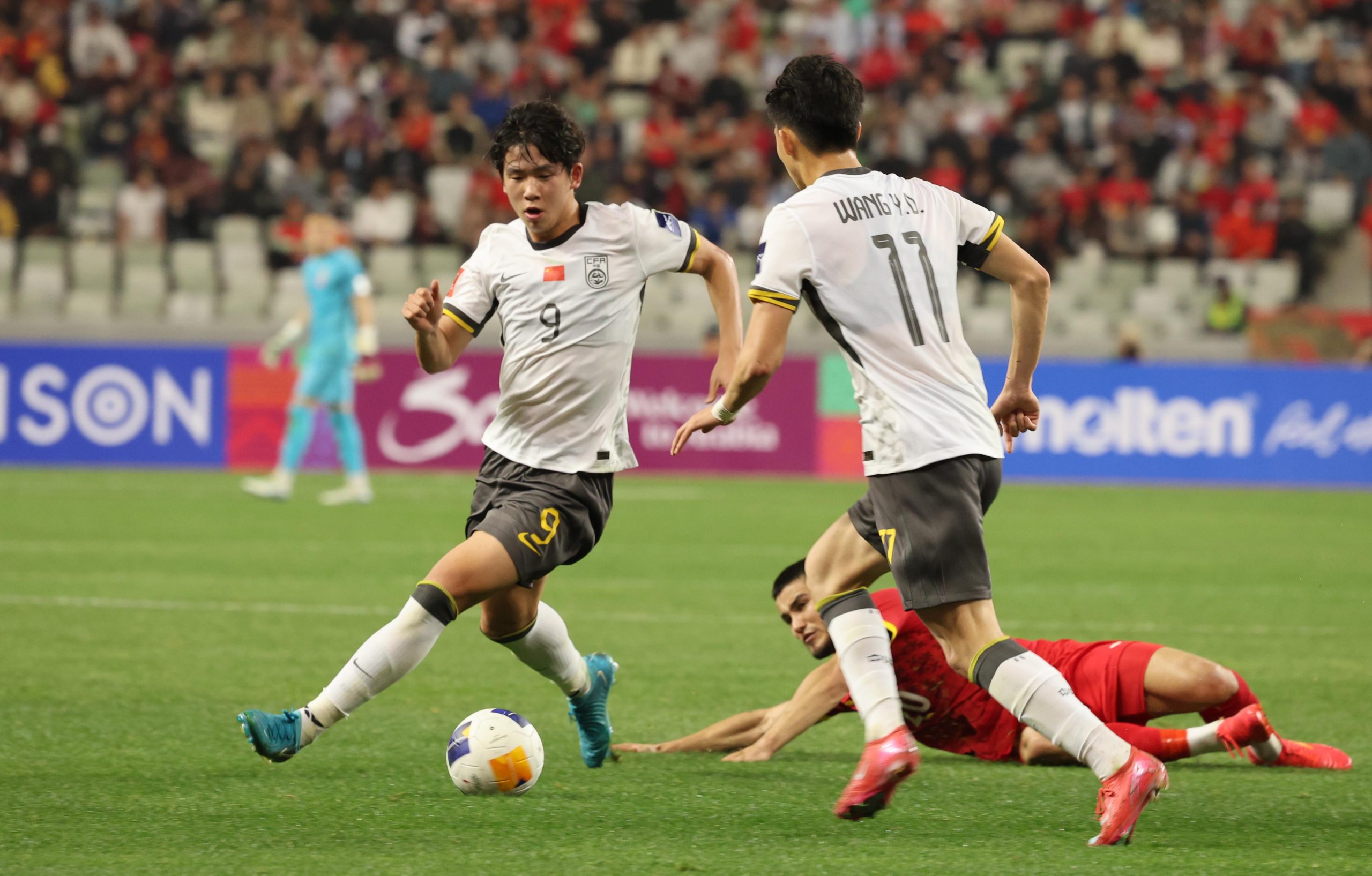 U20亚洲杯 中国5-2吉尔吉克斯坦