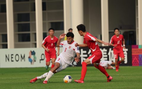 U20亚洲杯 约旦2-1朝鲜