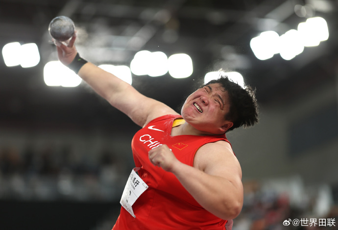 室内田径世锦赛 巩立姣获得第五名