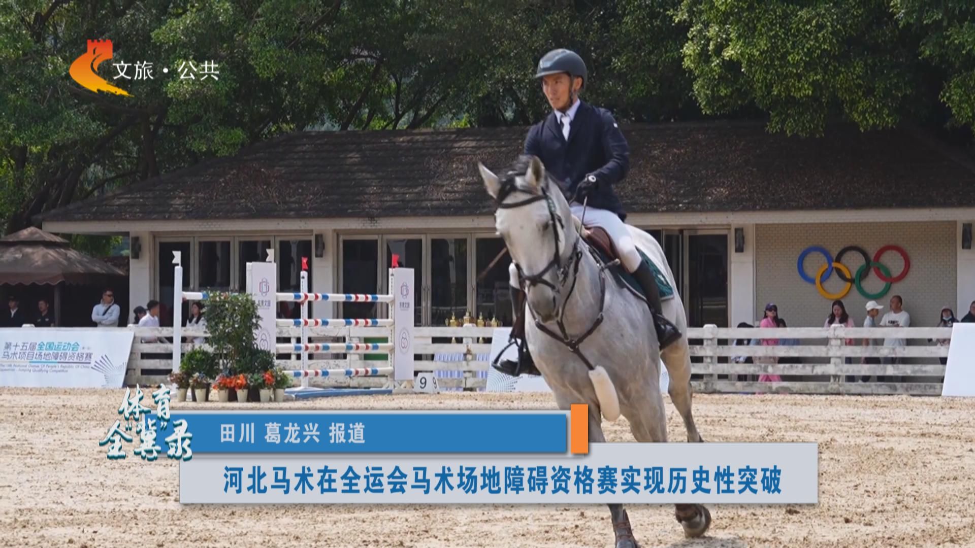 体育全冀录｜河北马术在全运会马术场地障碍资格赛实现历史性突破