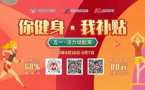 激发体育消费活力！河北省增发50万元专项体育消费券