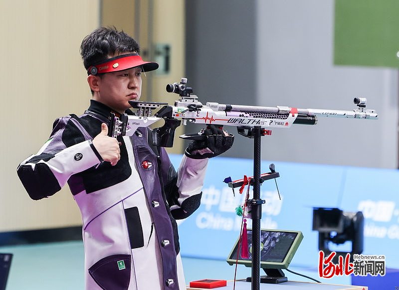 河北男子10米气步枪获全运会第五名